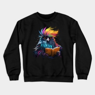 Silkie Reads Book Crewneck Sweatshirt